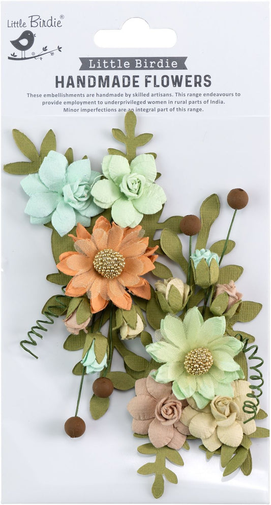 Little Birdie Fairy Rosa Handmade Paper Flowers- Woodland Stories