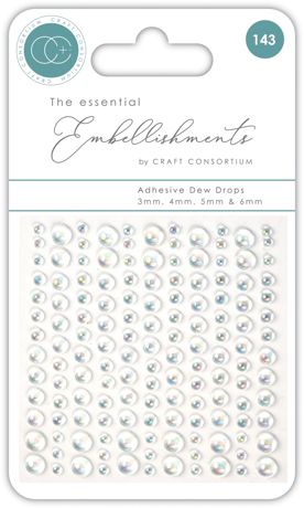 Craft Consortium- The Essential Embellishments- Gems-Iridescent