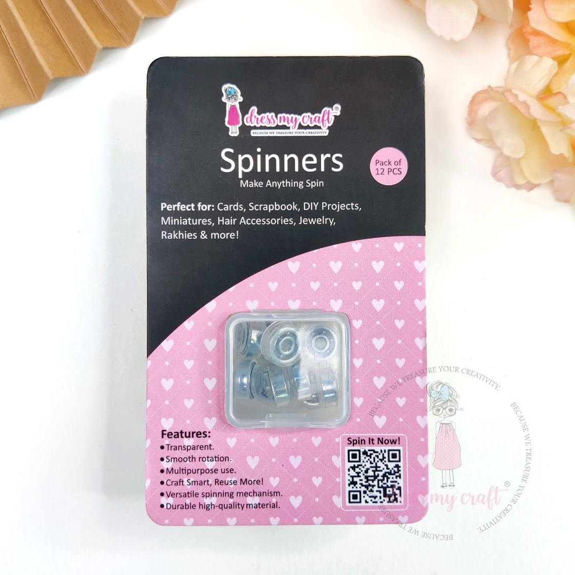 Dress My Crafts -Spinners 12pcs