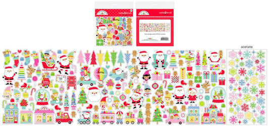 Doodlebug Design Inc Ephemera Pack - Oh What Fun