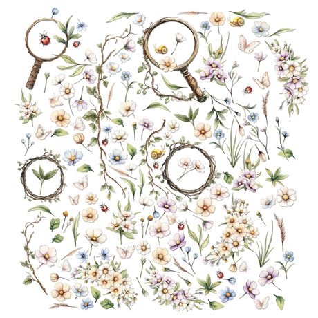 49 and Market Laser Cut Wildflowers- The Looking Glass