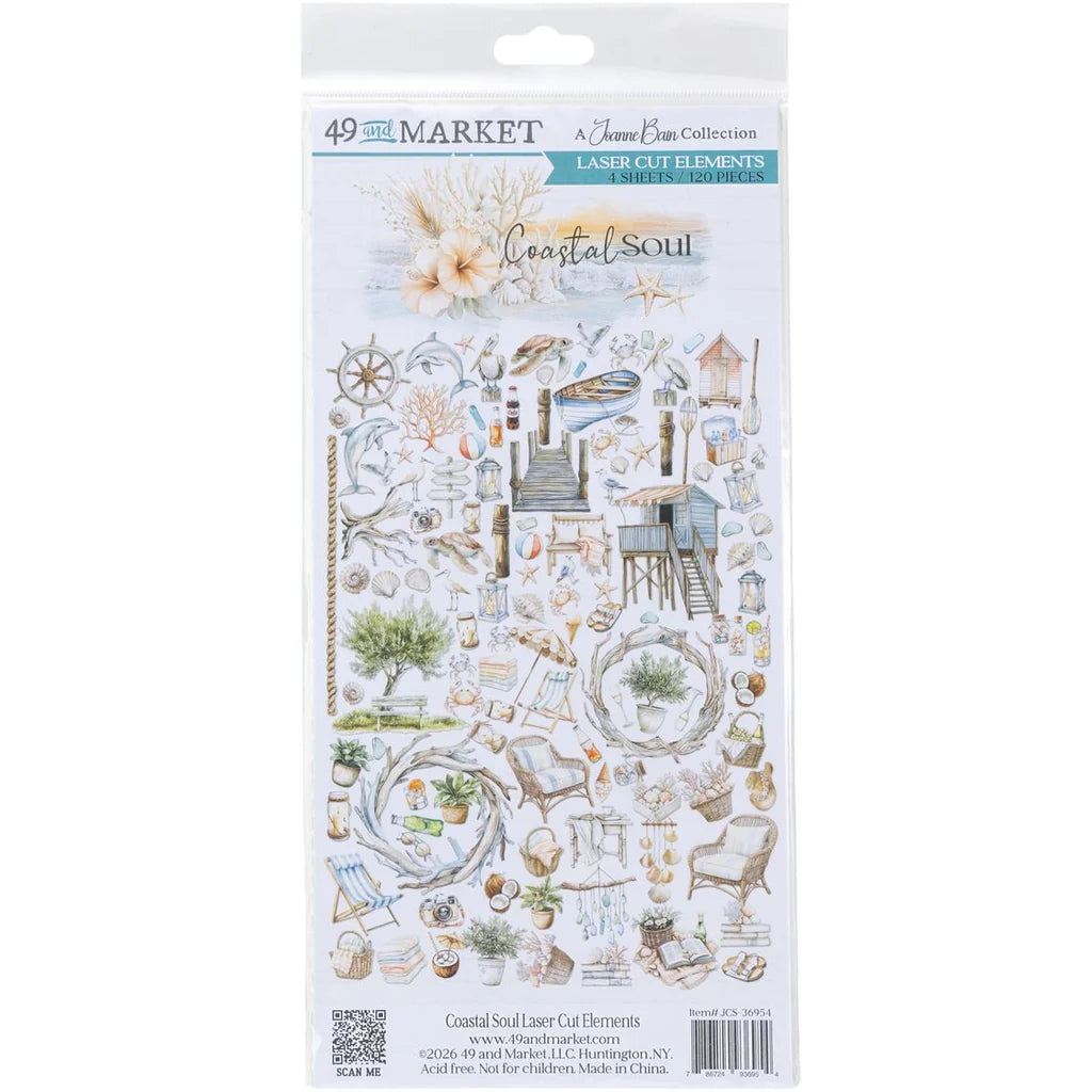 49 and Market Laser Cuts Botanicals - Coastal Soul