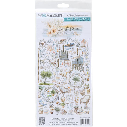49 and Market Laser Cuts Botanicals - Coastal Soul