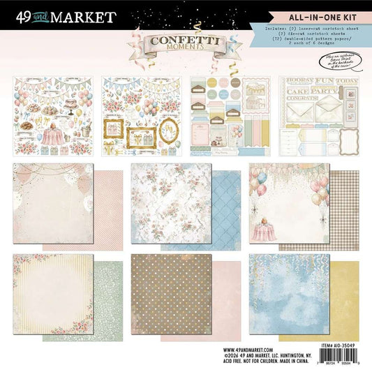 49 and Market  12x12 All- in- One Kit - Confetti Moments