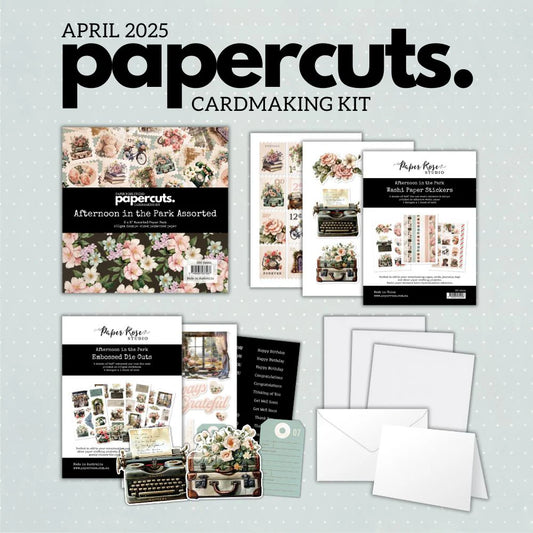 Paper Rose Studio Papercuts Cardmaking Kits- April 2025