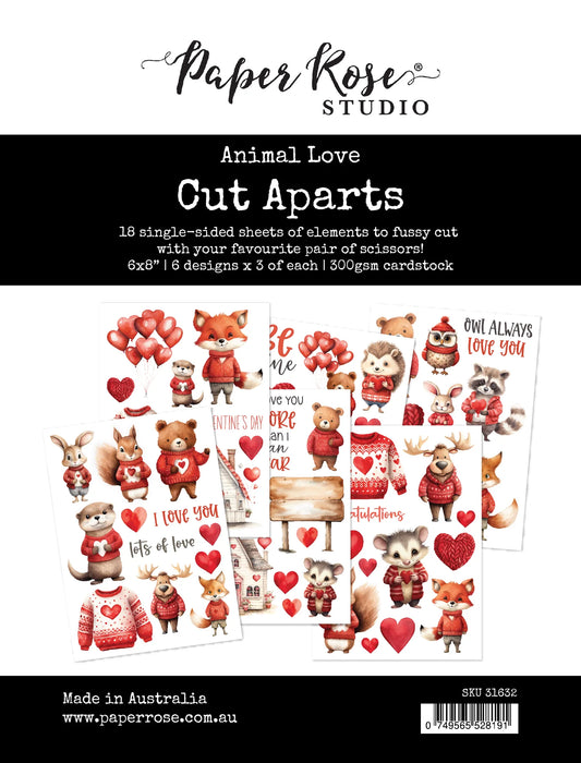 Paper Rose Studio Embossed Die Cuts - Animal Love