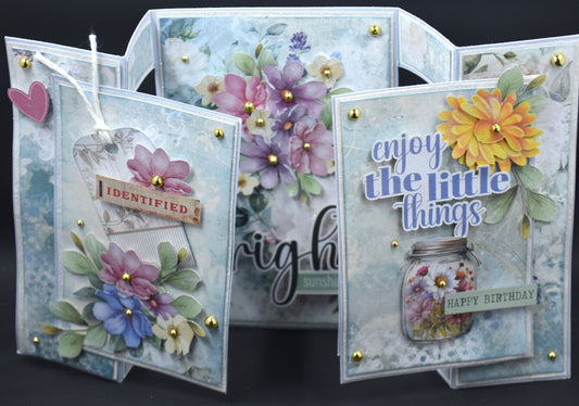 TK Paper Boutique Ready to Assemble Card Making Kit- Shutter Fold Cards