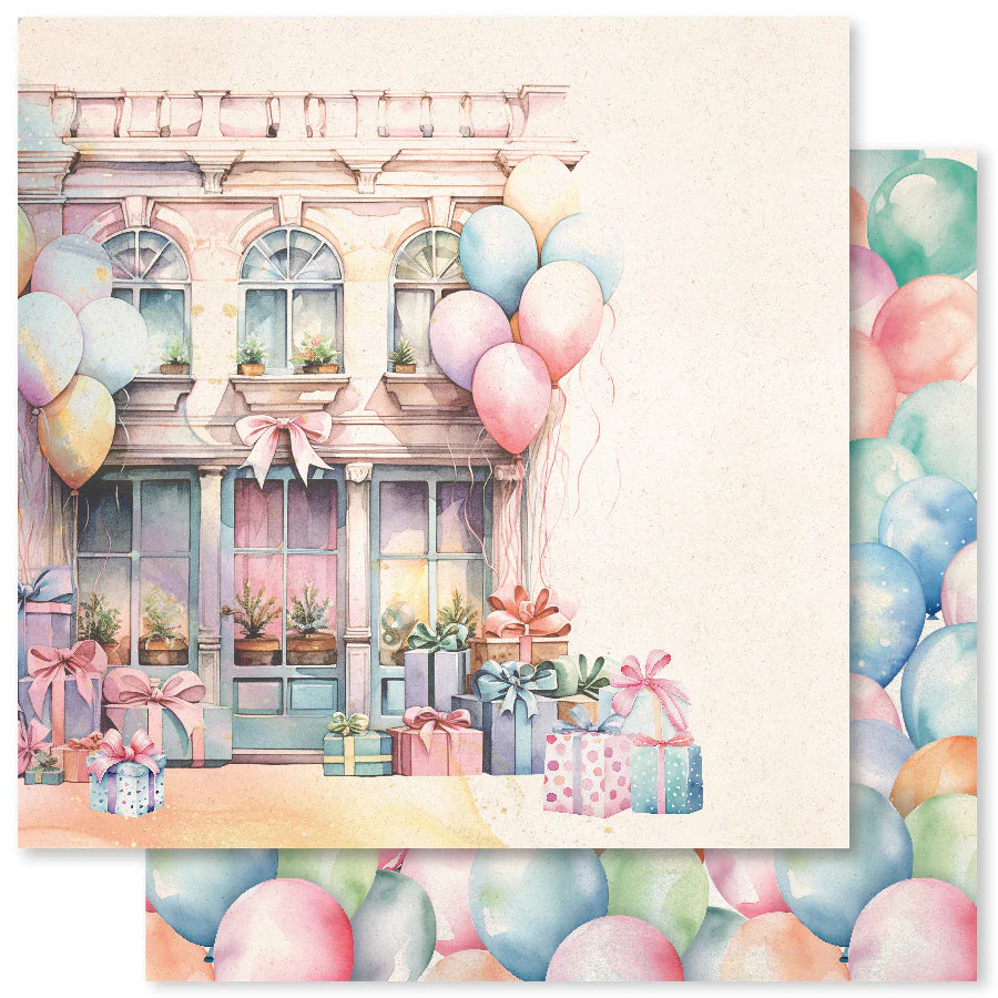 Paper Rose Studio 12x12 Double Sided Paper- Birthday Fun- B