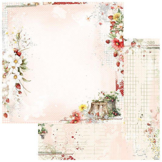 49 and Market 12x12 Double Sided Paper - Nature's Haven- Blossom Sprinkle
