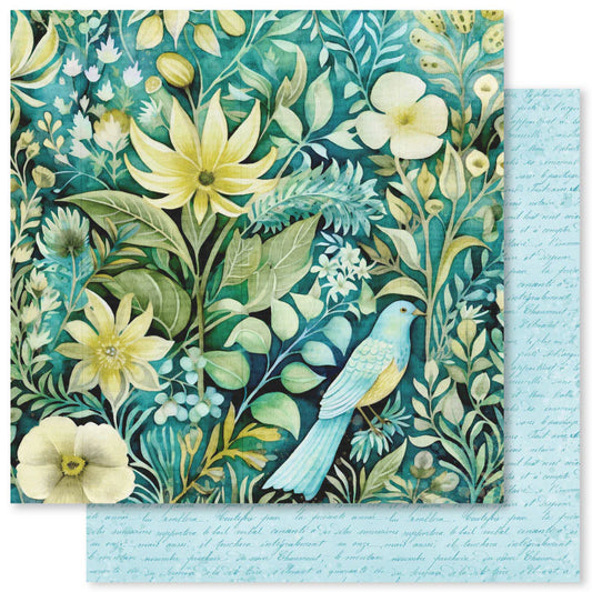 Paper Rose Studio 12x12 Double Sided Paper - Botanical Memories - F