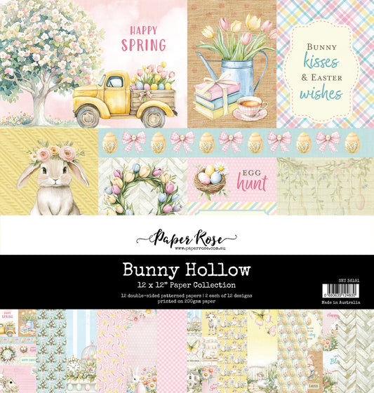 Paper Rose Studio 12x12 Double Sided Paper Pack - Bunny Hollow