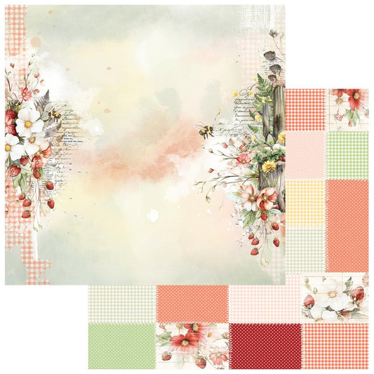 49 and Market 12x12 Double Sided Paper- Nature's Haven- Busy Bee