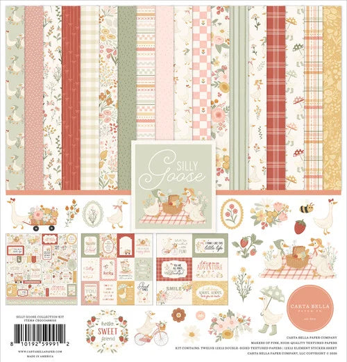 Carta Bella 12x12 Double Sided Paper Pack - Silly Goose