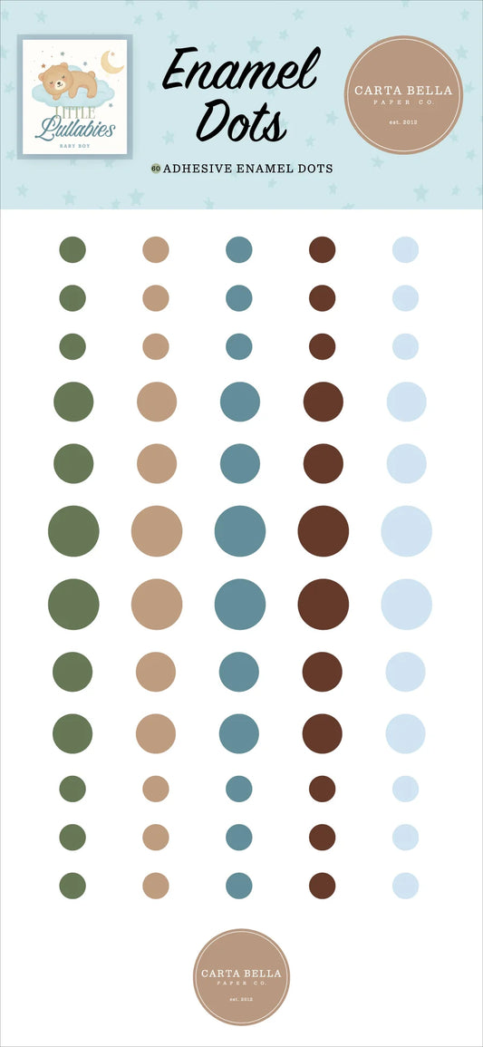 Carta Bella Enamel Dots- Little Lullabies Baby Boy