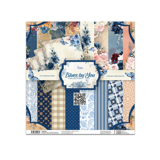 Couture Creations 6.5 x 6.5 Paper Pad - Blues By You