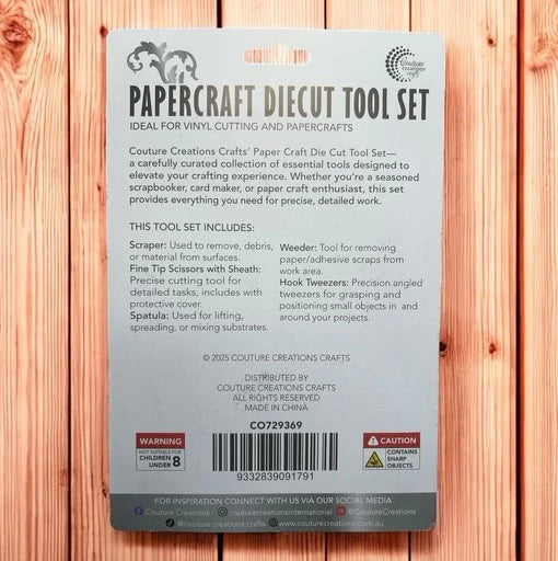 Couture Creations Paper Diecut Tool Set- 5 pcs