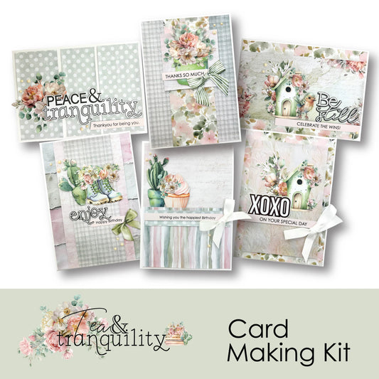 Uniquely Creative Card Making Kit- Tea & Tranquility