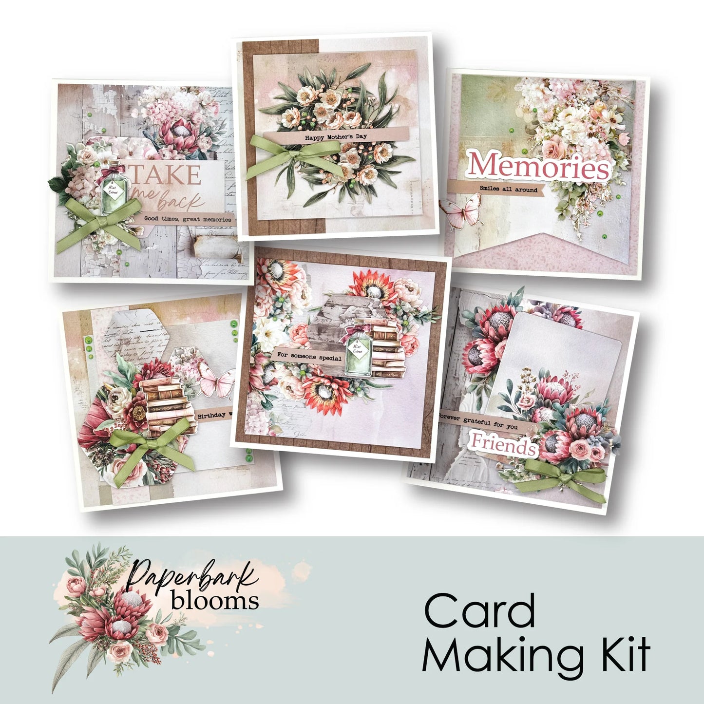Uniquely Creative Card Making Kit - Paperbark Blooms