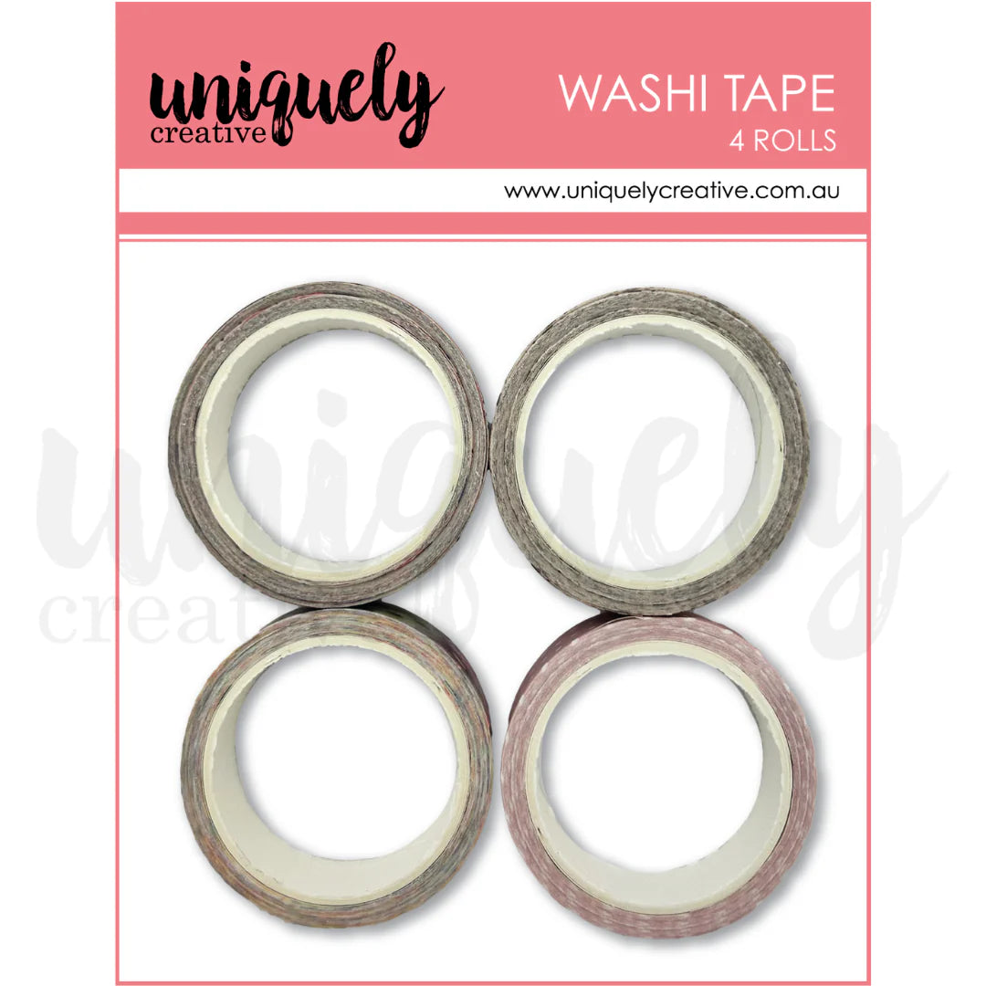 Uniquely Creative Washi Tape- Botanical - 4 Rolls