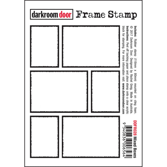 Darkroom Door Frame Stamp- Mixed Boxes