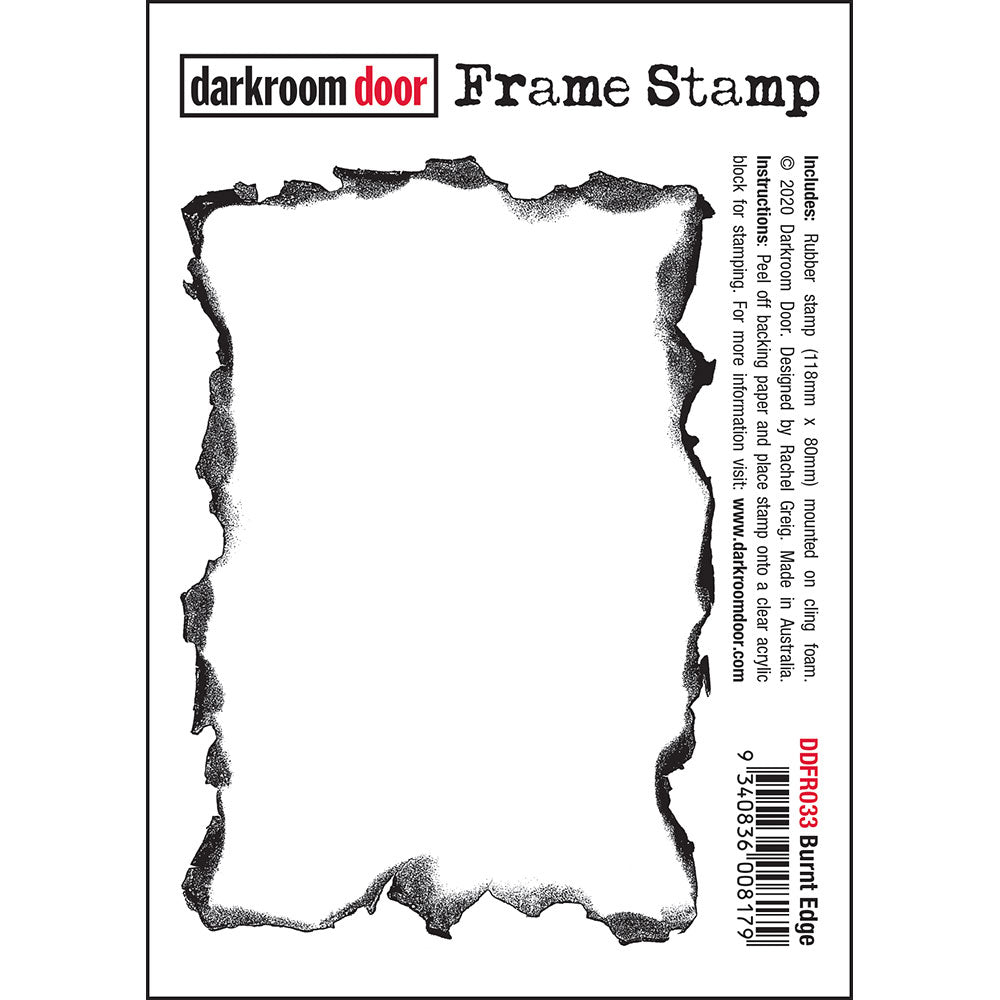 Darkroom Door Frame Stamp - Burnt Edge