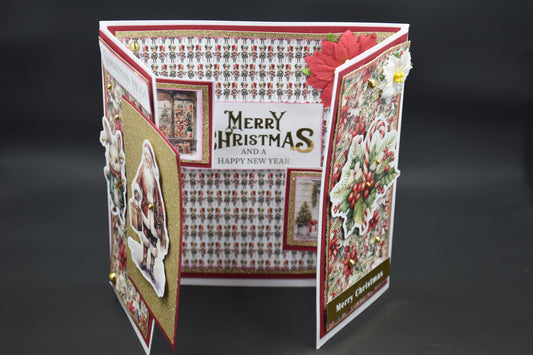 TK Paper Boutique Ready to Assemble Card Making Kit- Christmas Floating Gatefold Cards