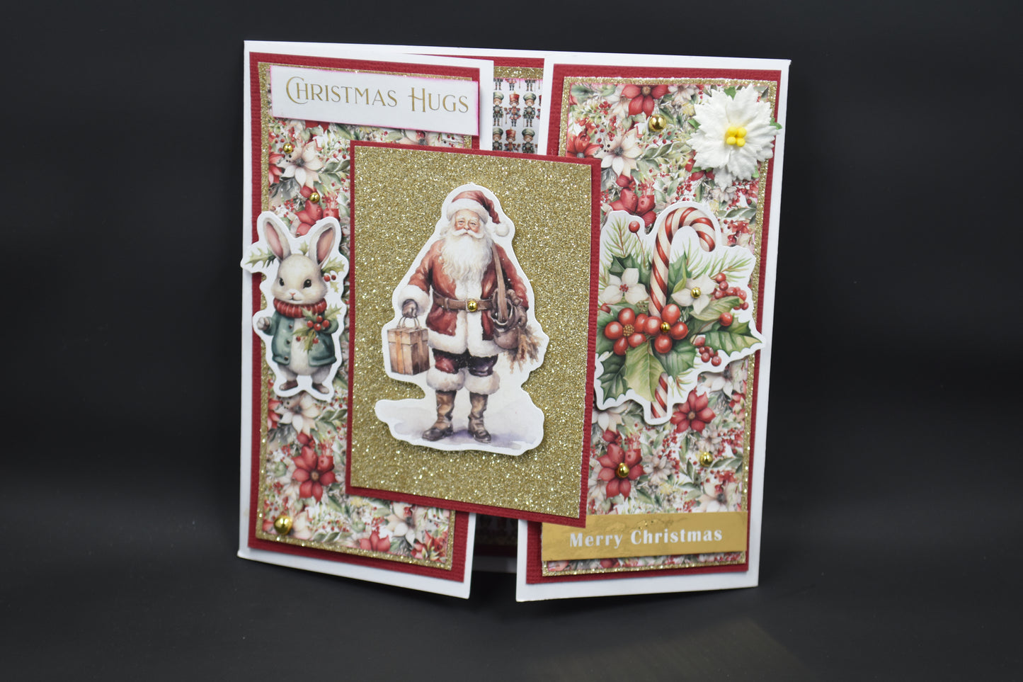 TK Paper Boutique Ready to Assemble Card Making Kit- Christmas Floating Gatefold Cards