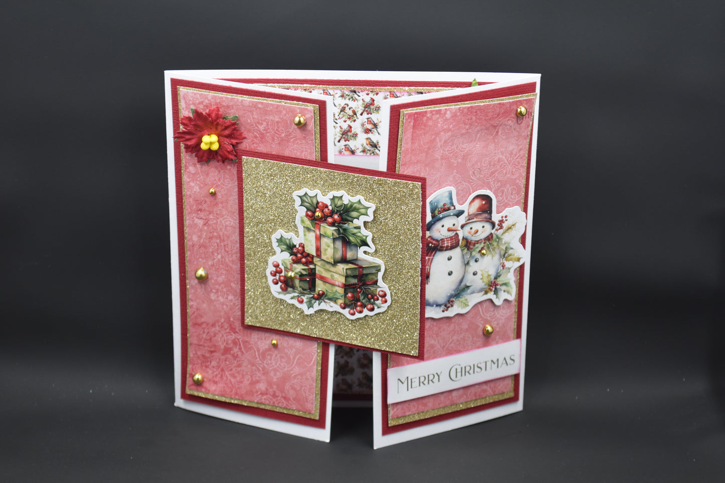 TK Paper Boutique Ready to Assemble Card Making Kit- Christmas Floating Gatefold Cards