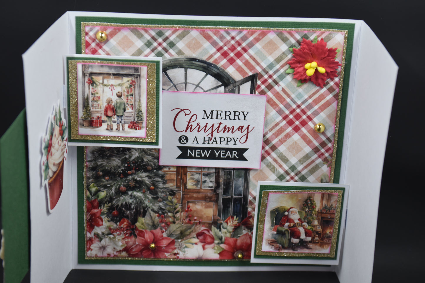 TK Paper Boutique Ready to Assemble Card Making Kit- Christmas Floating Gatefold Cards