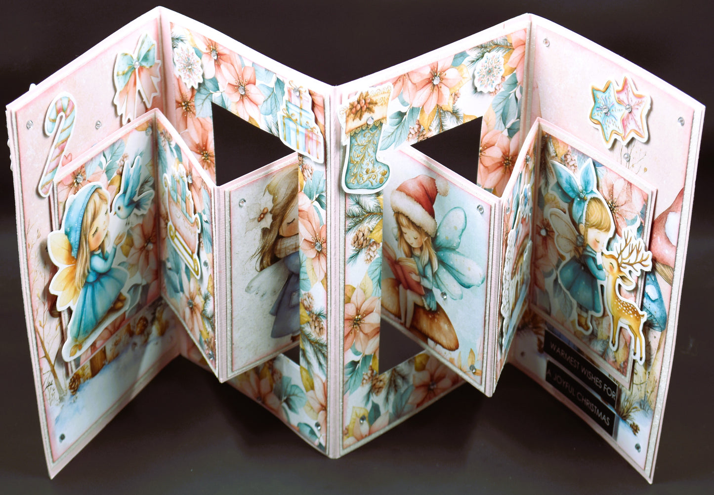 TK Paper Boutique Ready to Assemble Card Making Kit- Interlocking Accordion Cards Kit