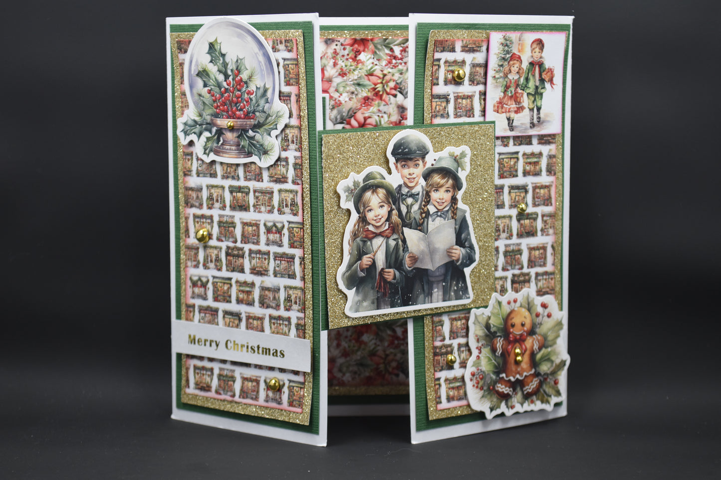 TK Paper Boutique Ready to Assemble Card Making Kit- Christmas Floating Gatefold Cards