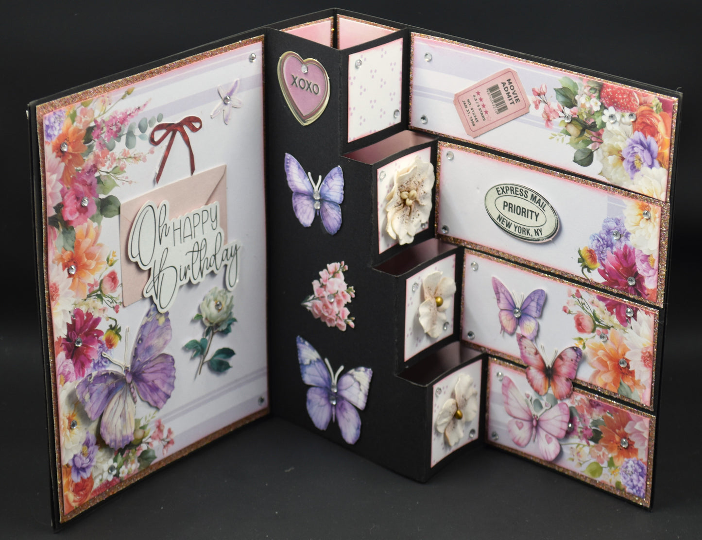 TK Paper Boutique Ready to Assemble Card Kit- Four Step Cards