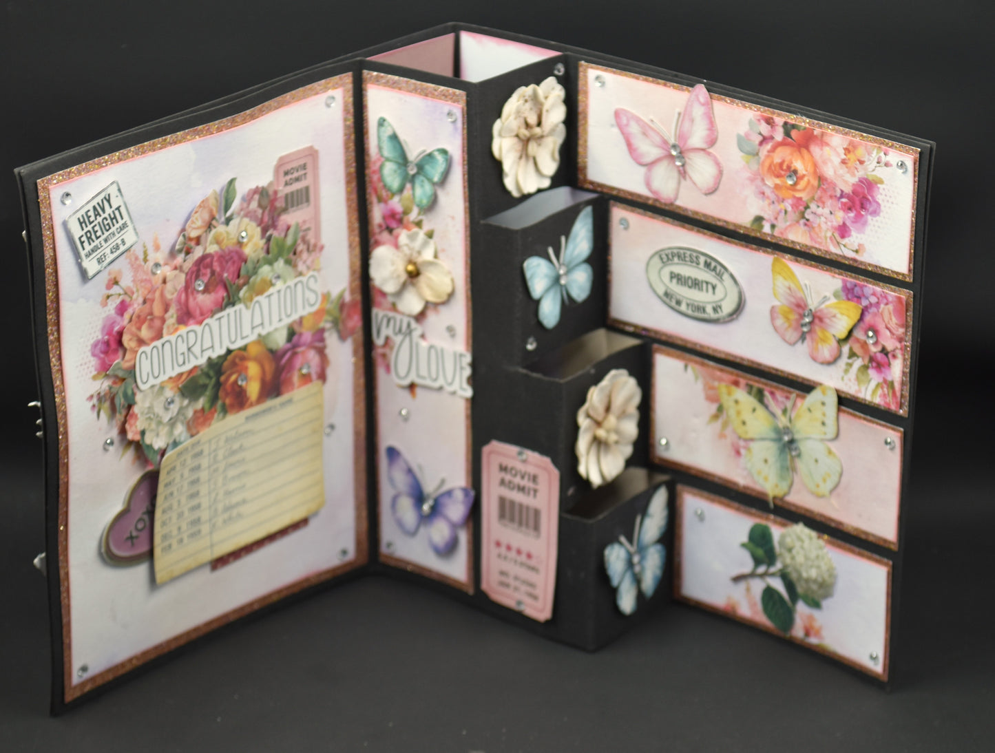 TK Paper Boutique Ready to Assemble Card Kit- Four Step Cards