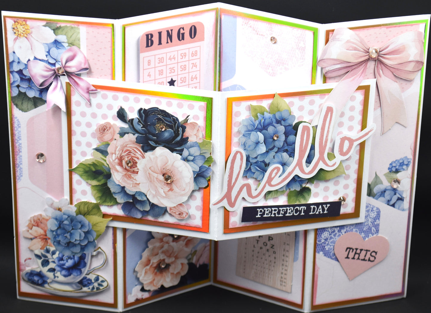 TK Paper Boutique Ready to Assemble Card Making Kit- Pop Out Panel Card