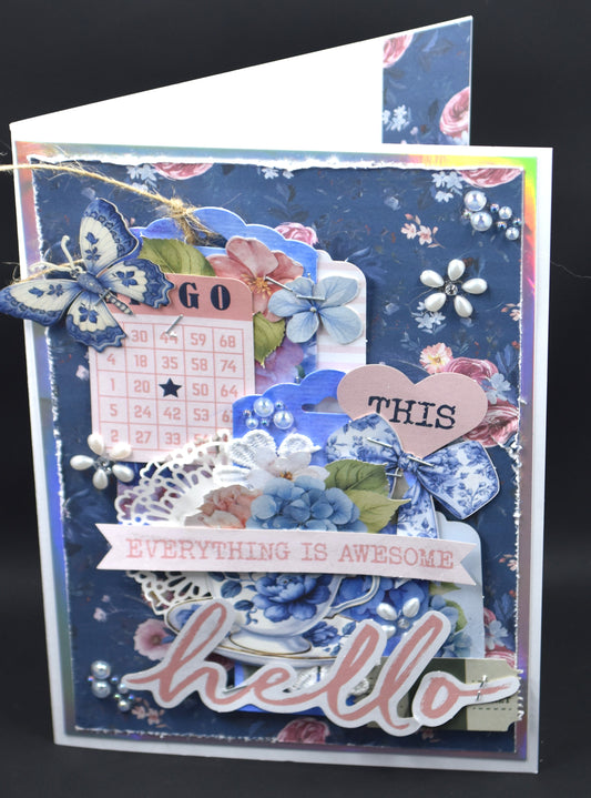 TK Paper Boutique Ready to Assemble Card Making Kit- Mixed Media Cards