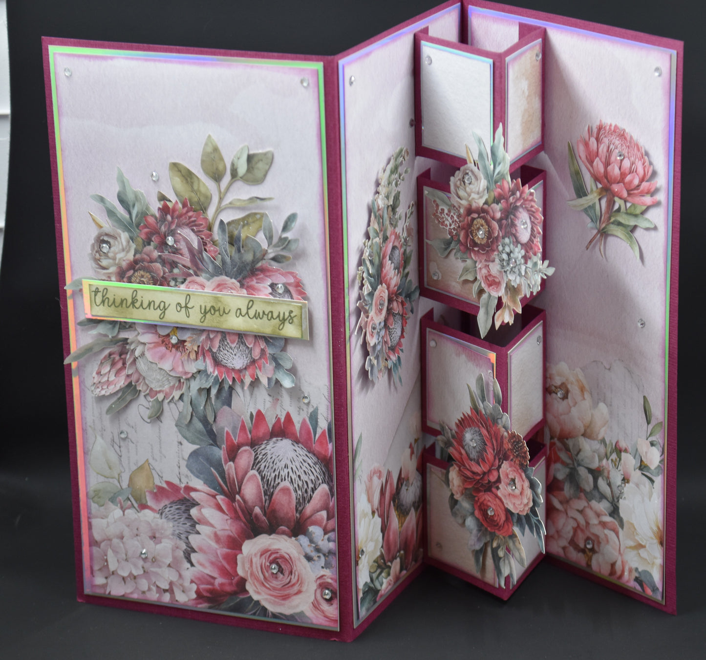 TK Paper Boutique Ready to Assemble Card Making Kit- Tri-Fold Building Block Cards