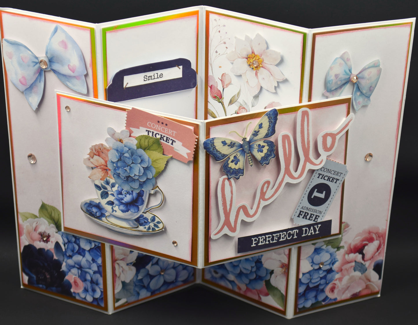 TK Paper Boutique Ready to Assemble Card Making Kit- Pop Out Panel Card