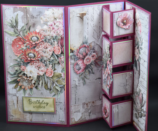 TK Paper Boutique Ready to Assemble Card Making Kit- Tri-Fold Building Block Cards