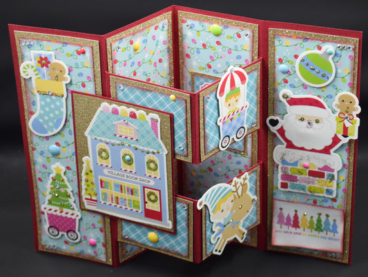 TK Paper Boutique Ready to Assemble Card Making Kit- 5x7 Four Panel Pop Out Card Kit