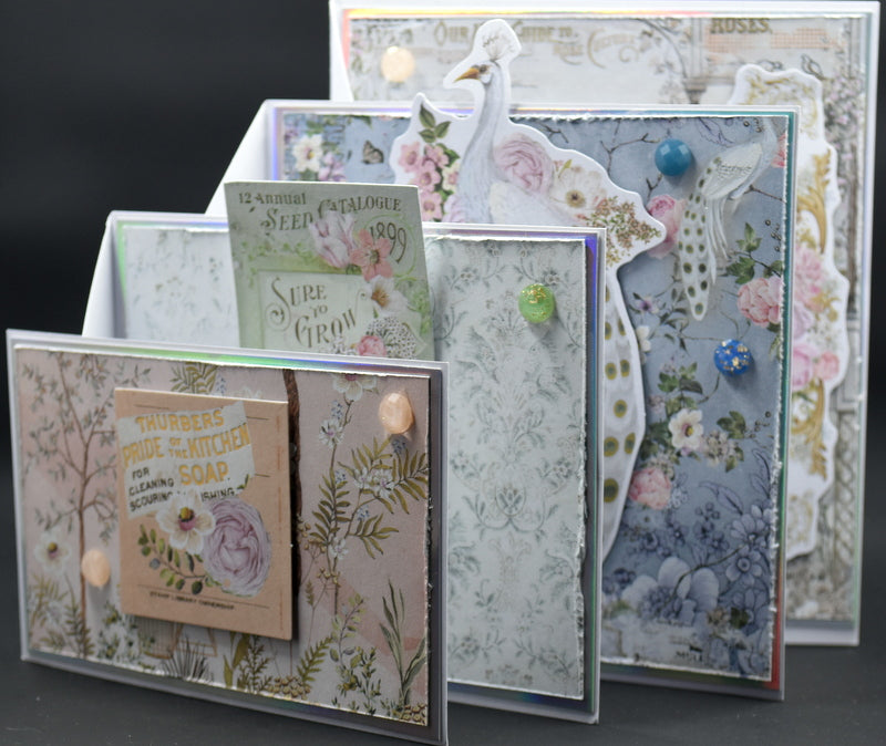TK Paper Boutique Ready to Assemble Card Making Kit- Floating Tiered Side Panel Cards