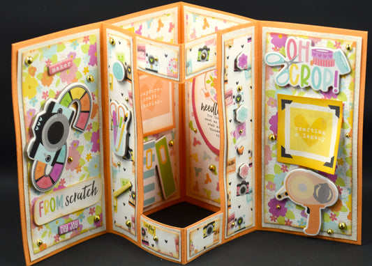 TK Paper Boutique Ready to Assemble Card Making Kit- Four Panel Aperture Cards