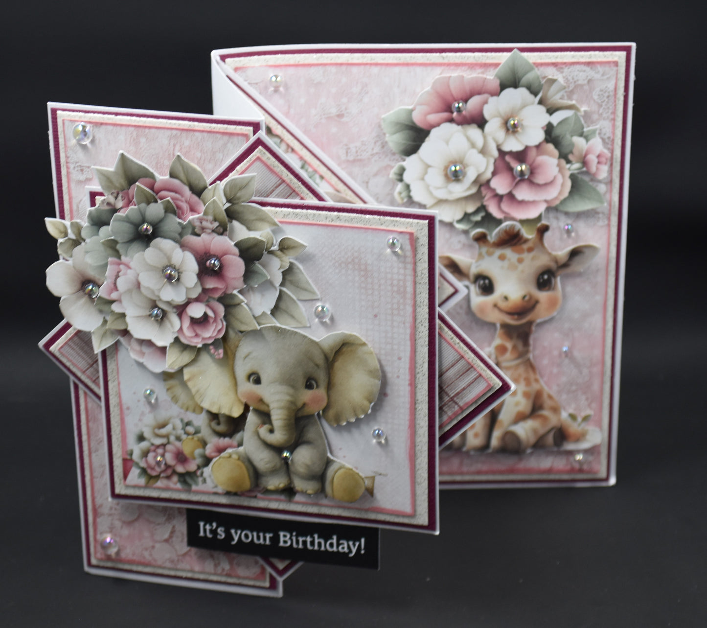 TK Paper Boutique Ready to Assemble Card Making Kit- Tri-Panel Z-Fold Cards