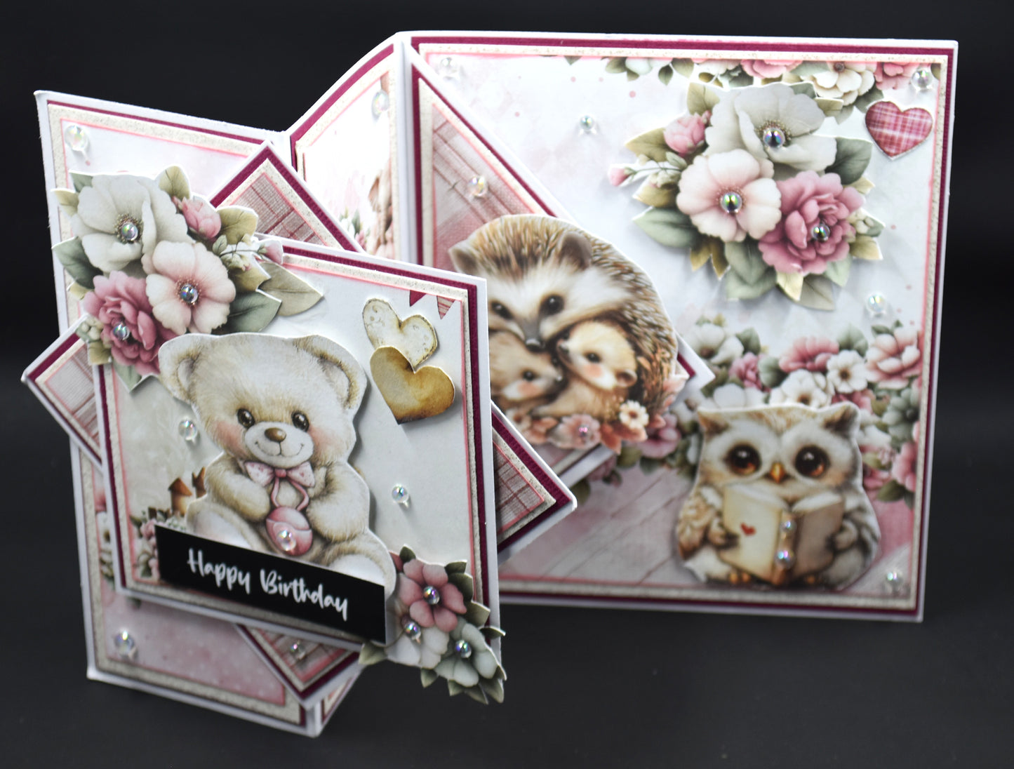 TK Paper Boutique Ready to Assemble Card Making Kit- Tri-Panel Z-Fold Cards