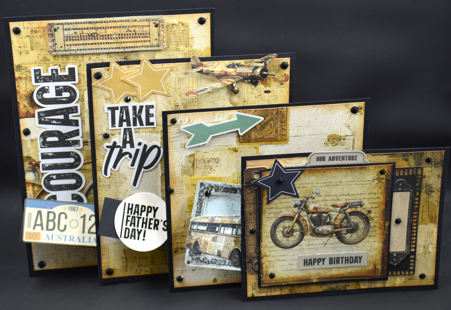 TK Paper Boutique Ready to Assemble Card Making Kit-Triple Tiered Wiper Card Kit.