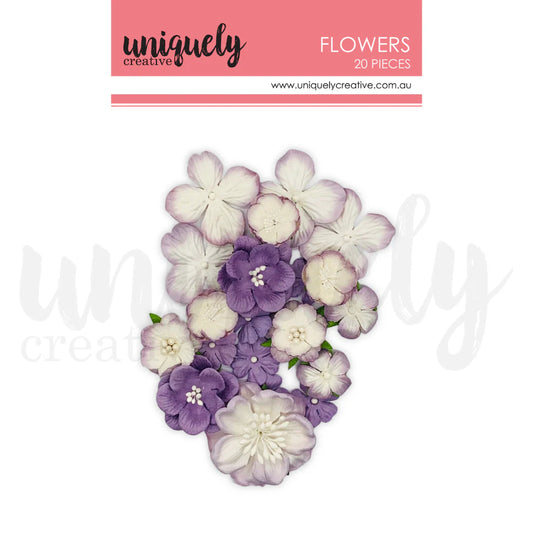 Uniquely Creative Flowers- Dusty Purple 20 pcs