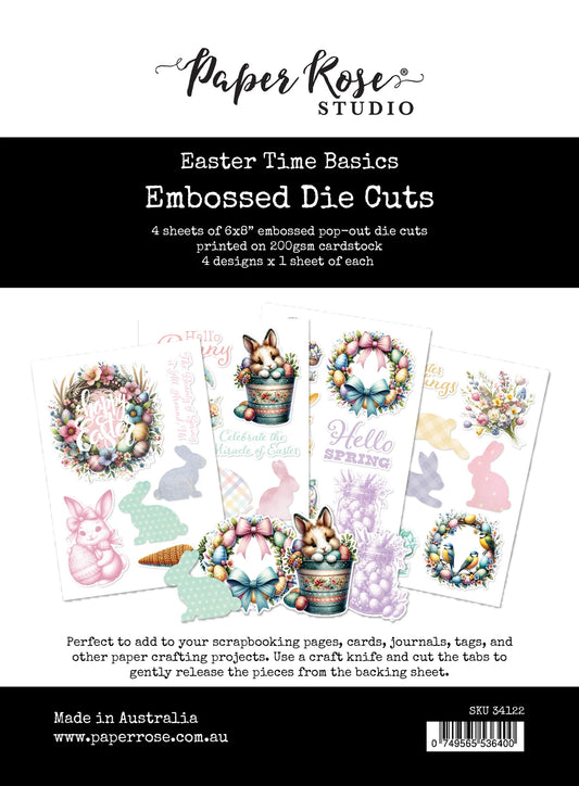 Paper Rose Studio Embossed Die Cuts- Easter Time Basics