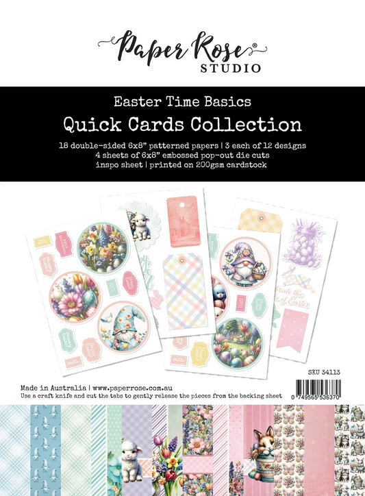 Paper Rose Studio Quick Cards Collection- Easter Time Basics