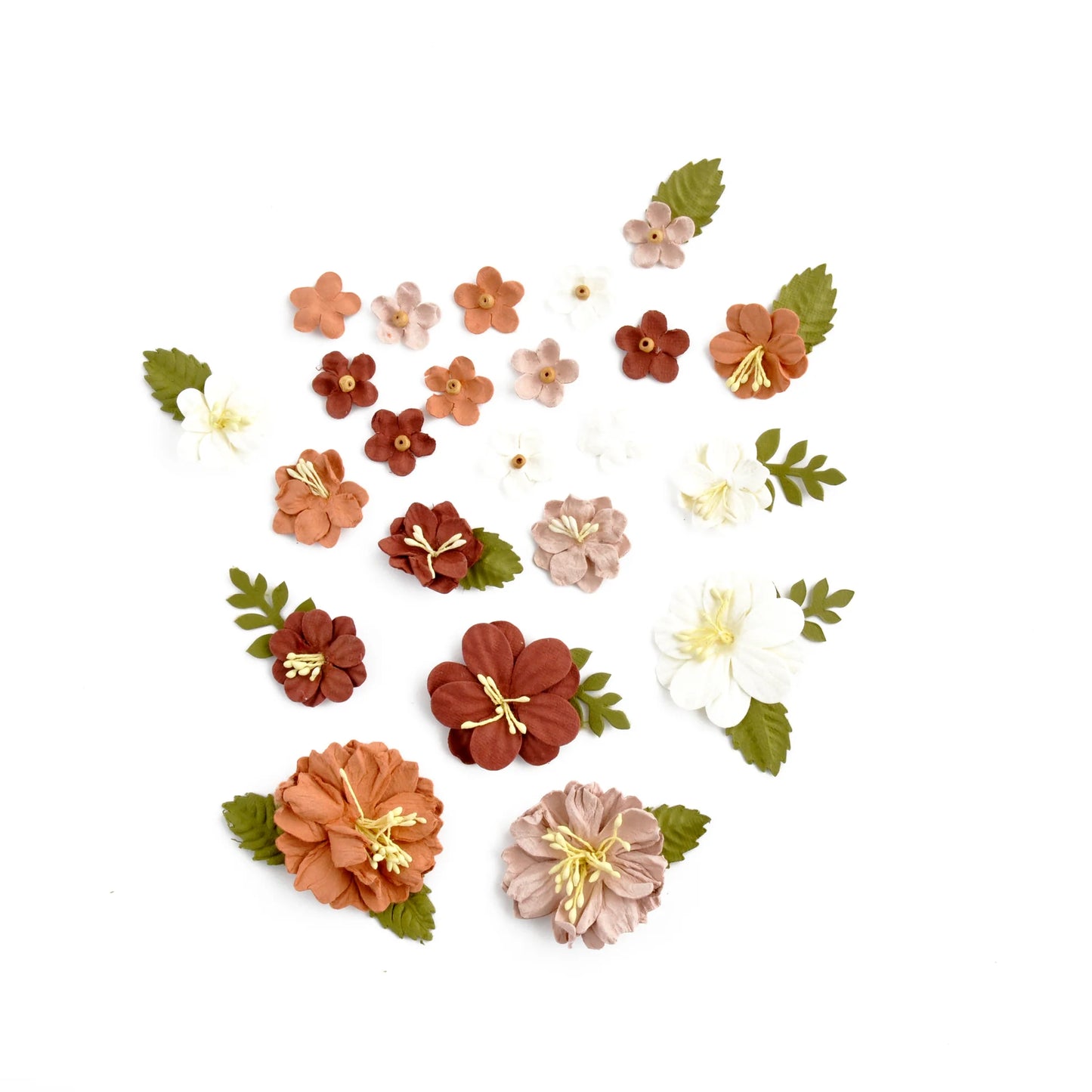Kaisercraft Handmade Flowers- 35 pcs - Vintage