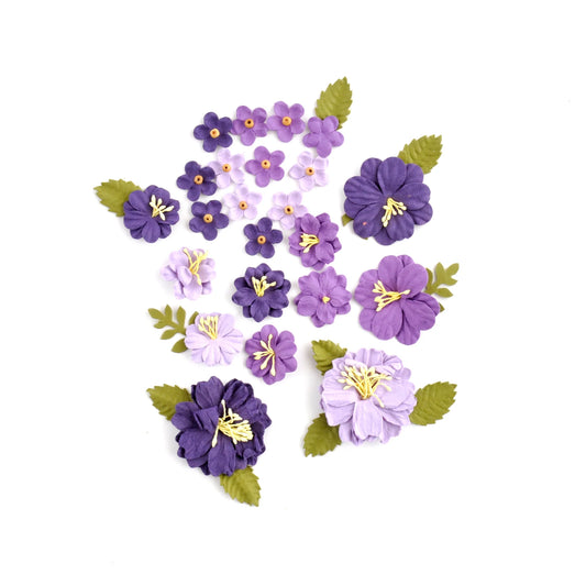 Kaisercraft Handmade Flowers- Purple