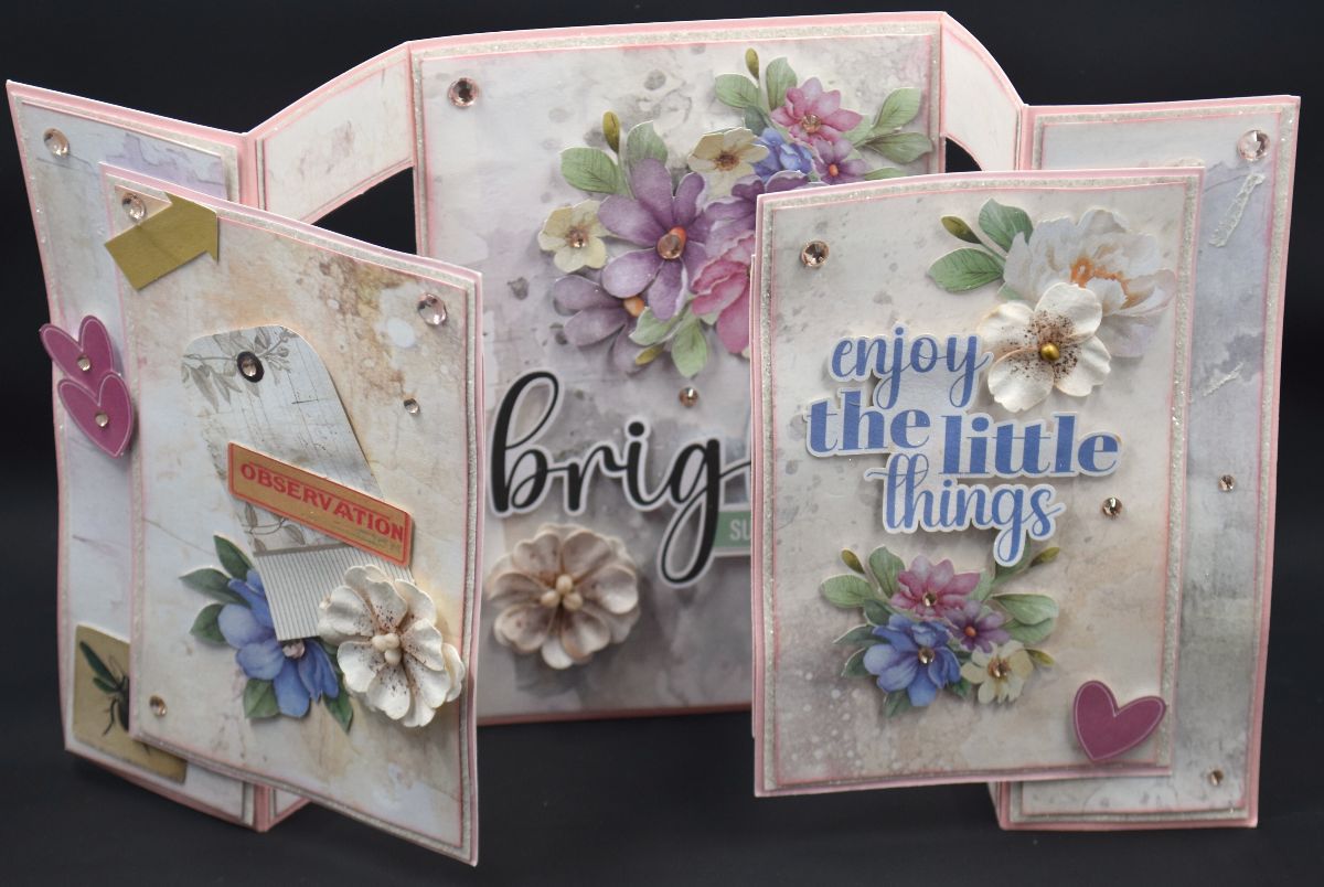 TK Paper Boutique Ready to Assemble Card Making Kit- Shutter Fold Cards